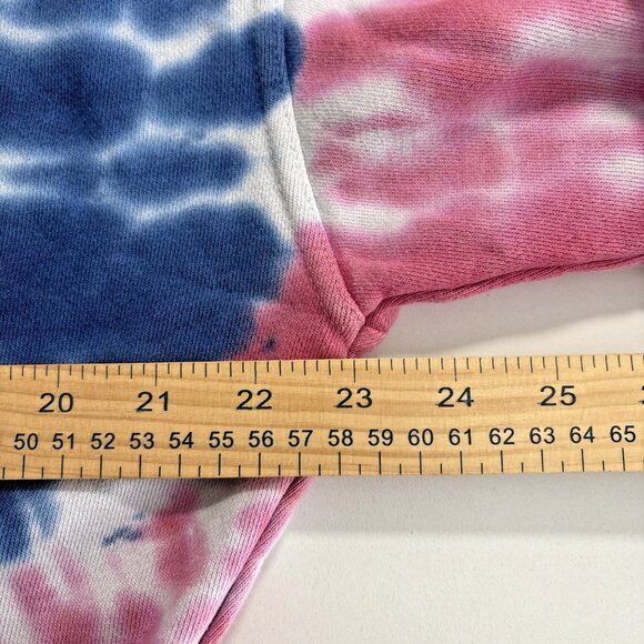 AGOLDE Tie Dye Sweatshirt Pink Blue Crewneck Pullover Women’s Sz Small Casual - Picture 6 of 10